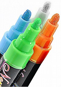 4  HI TECH    FLUO LIQUID CHALK